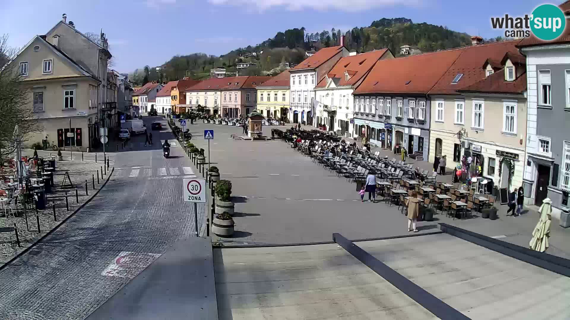 Samobor – Place centrale dédié au roi Tomislav