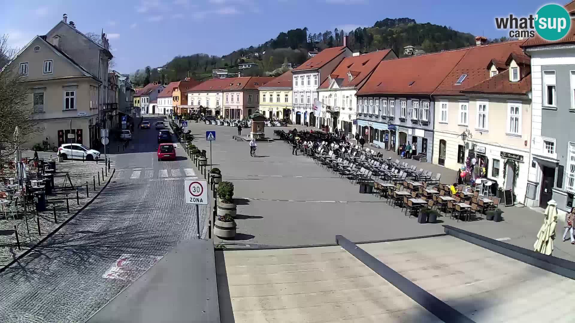 Samobor – Place centrale dédié au roi Tomislav