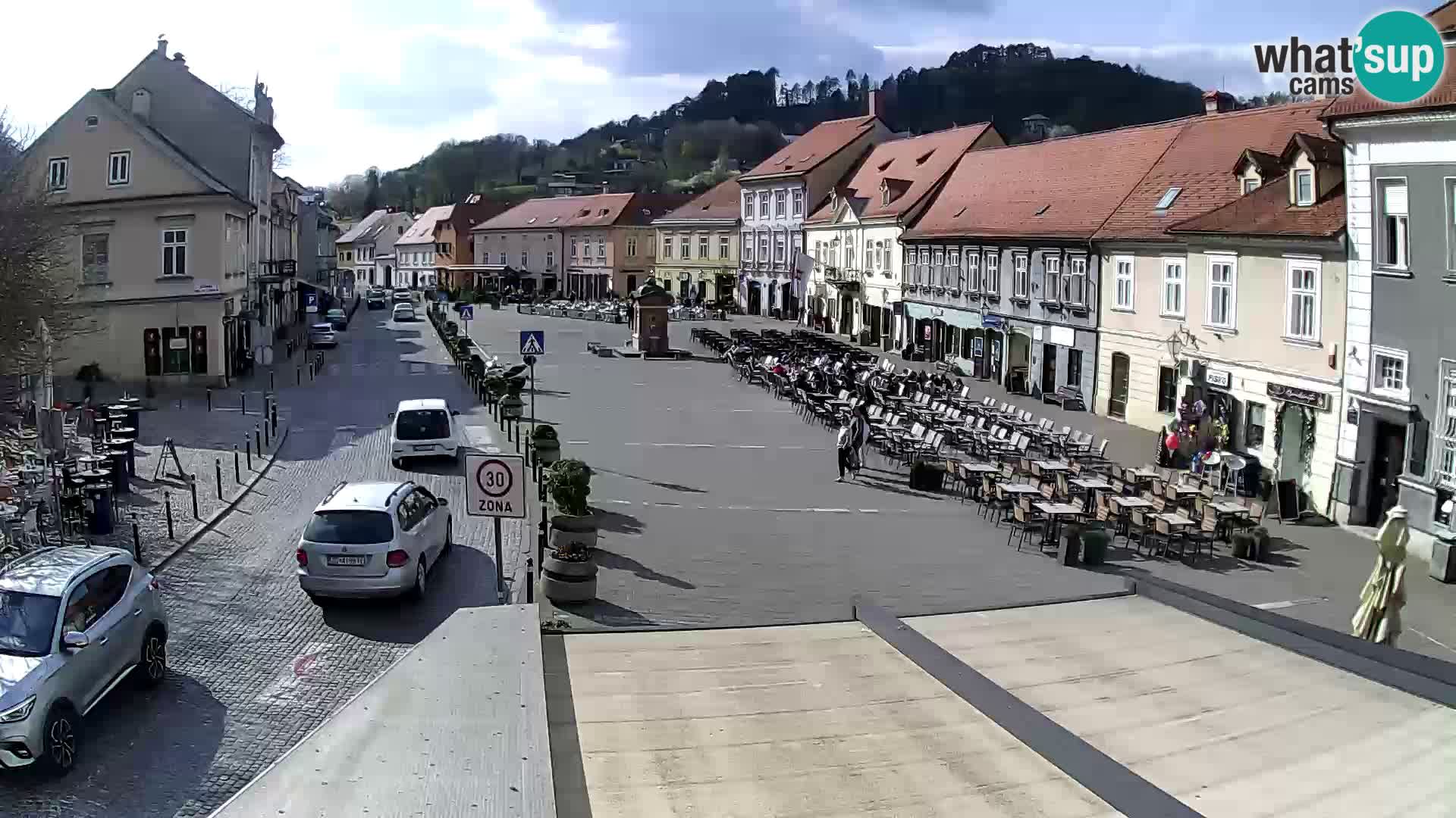 Samobor – Place centrale dédié au roi Tomislav