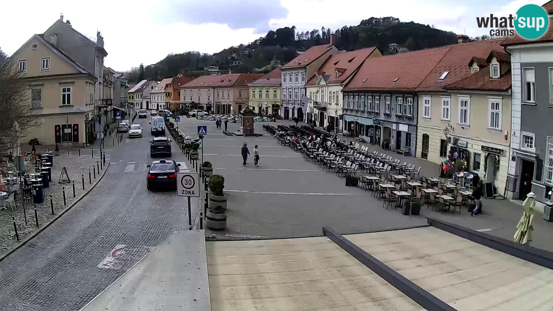 Samobor – Place centrale dédié au roi Tomislav