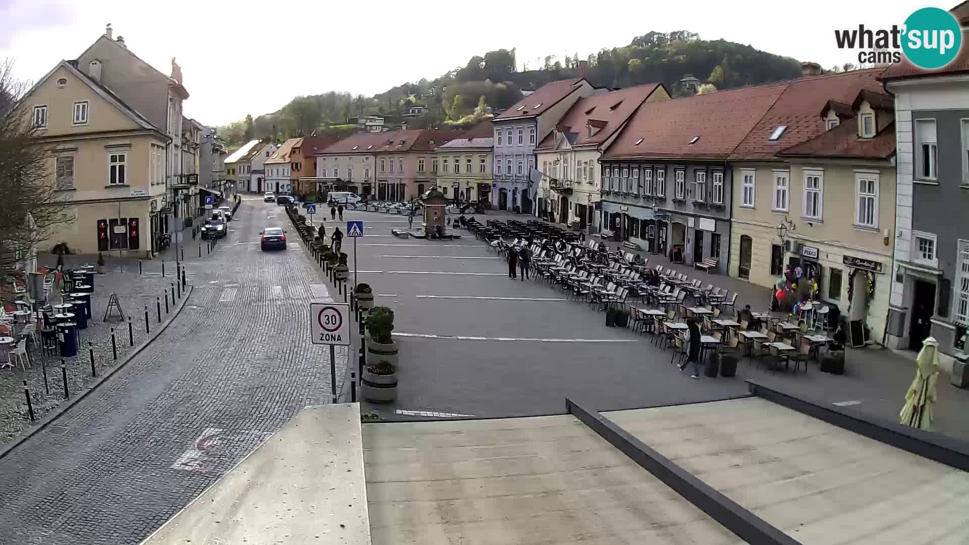 Samobor – Place centrale dédié au roi Tomislav