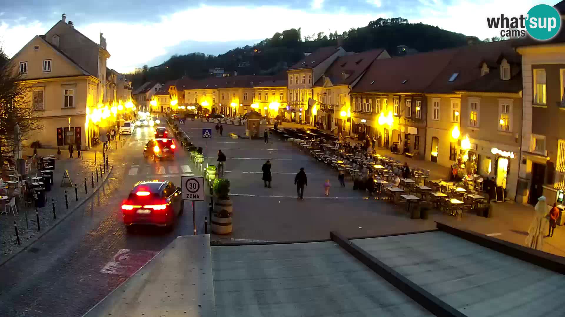 Samobor – Place centrale dédié au roi Tomislav