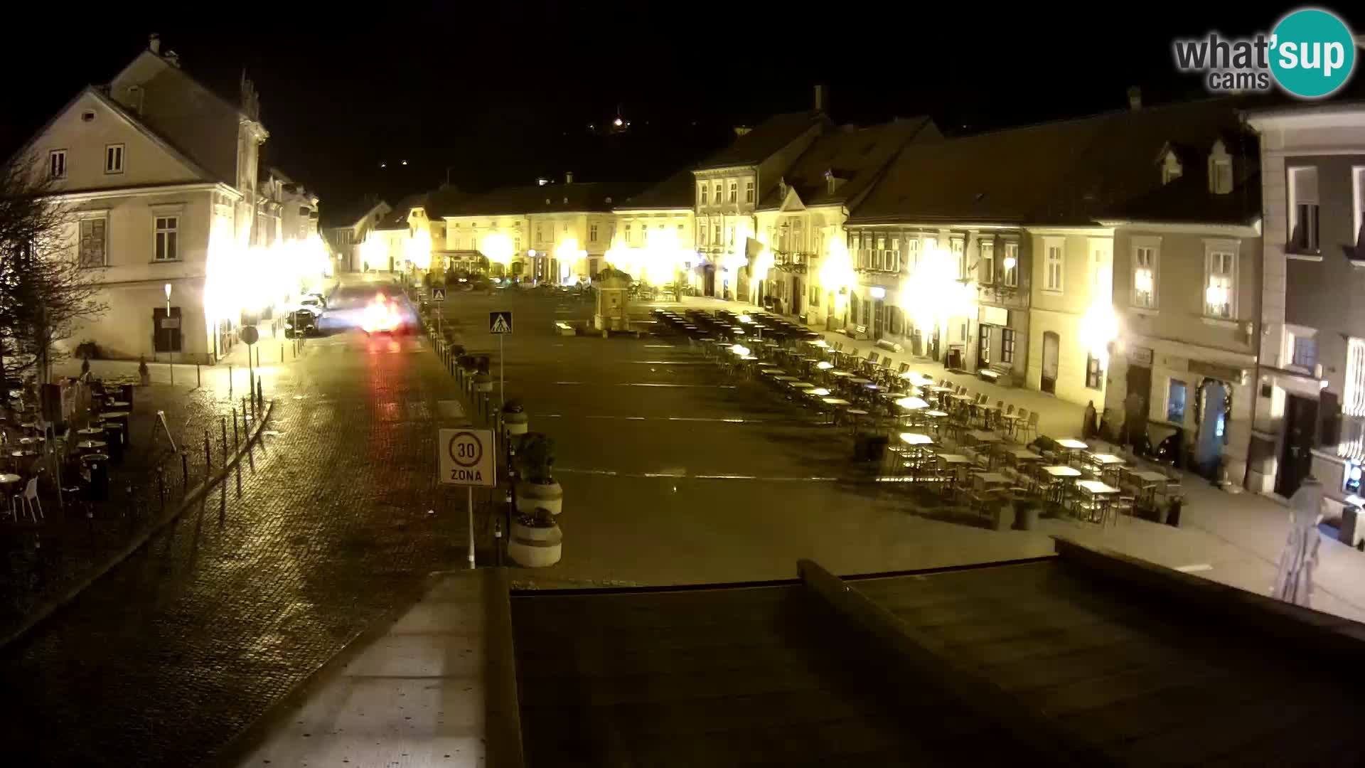 Samobor – Place centrale dédié au roi Tomislav