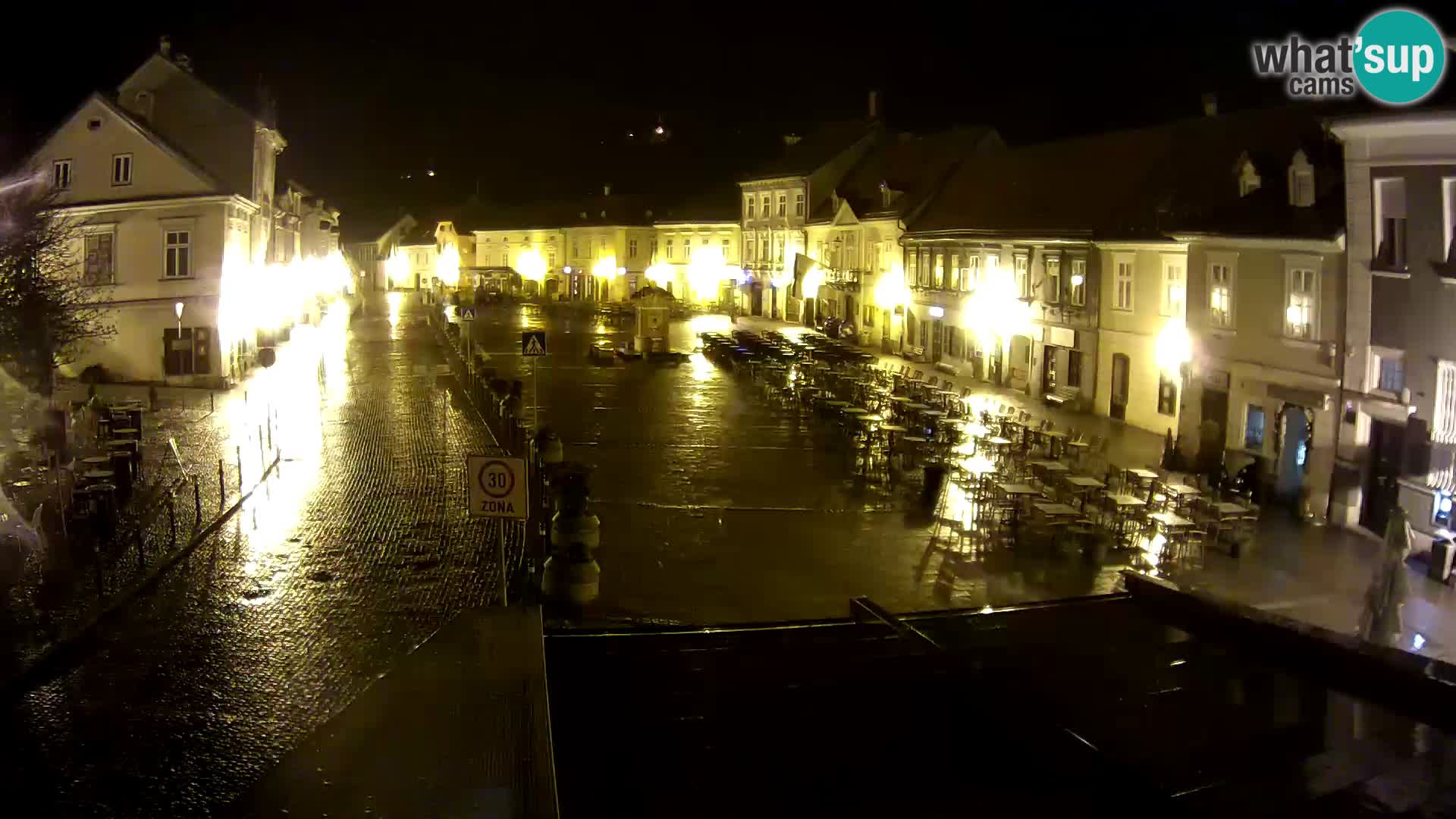 Samobor – Place centrale dédié au roi Tomislav