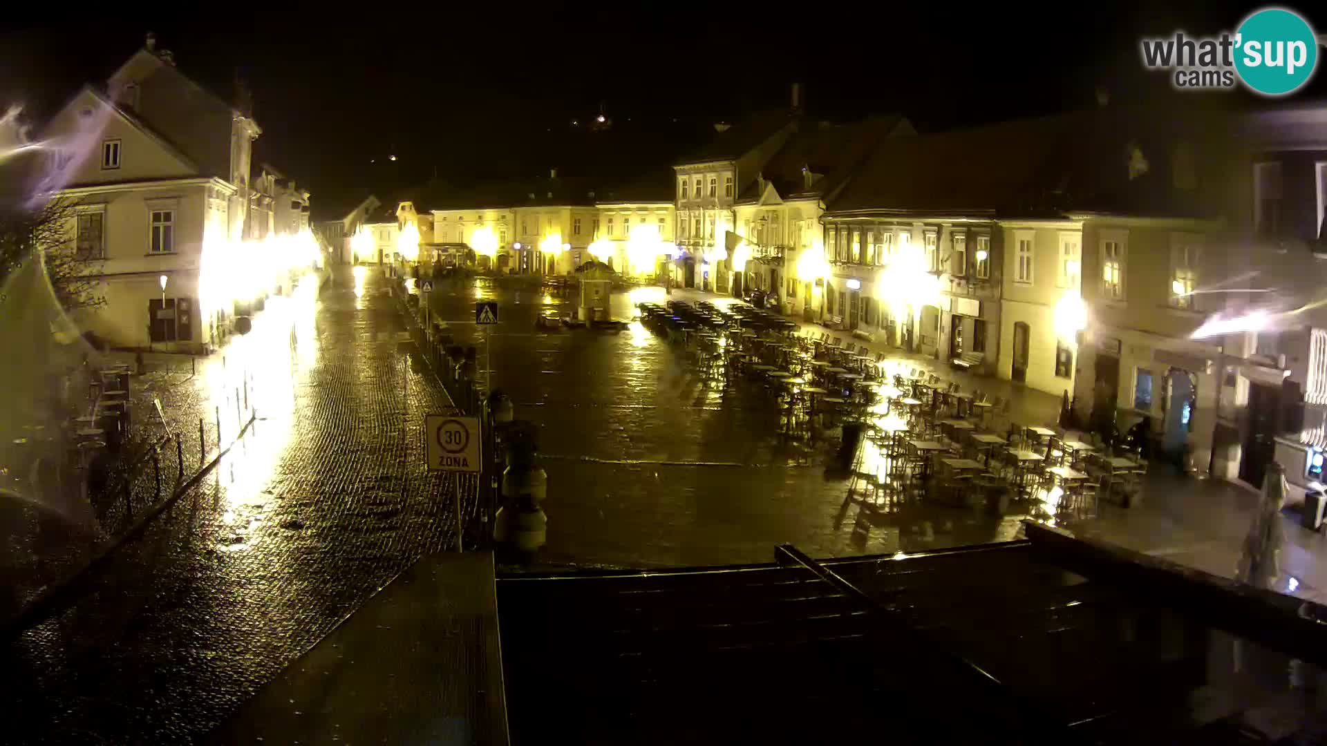 Samobor – Place centrale dédié au roi Tomislav