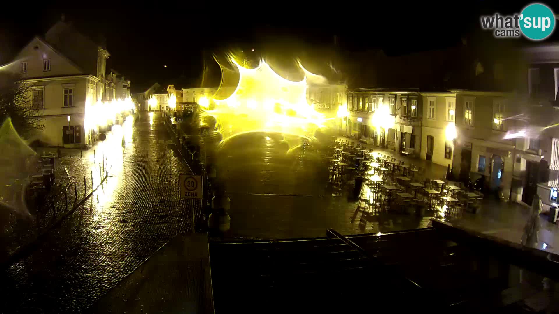 Samobor – Place centrale dédié au roi Tomislav