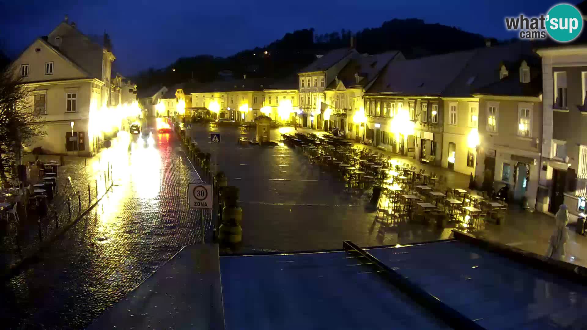 Samobor – Place centrale dédié au roi Tomislav