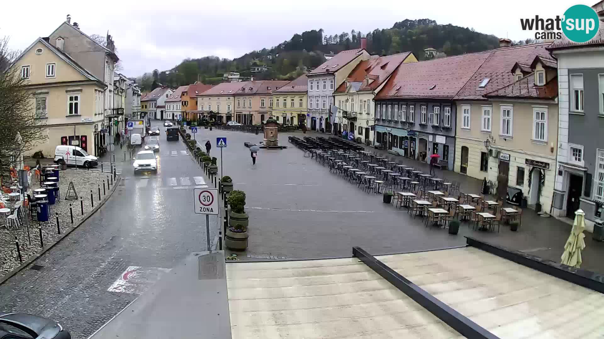 Samobor – Place centrale dédié au roi Tomislav