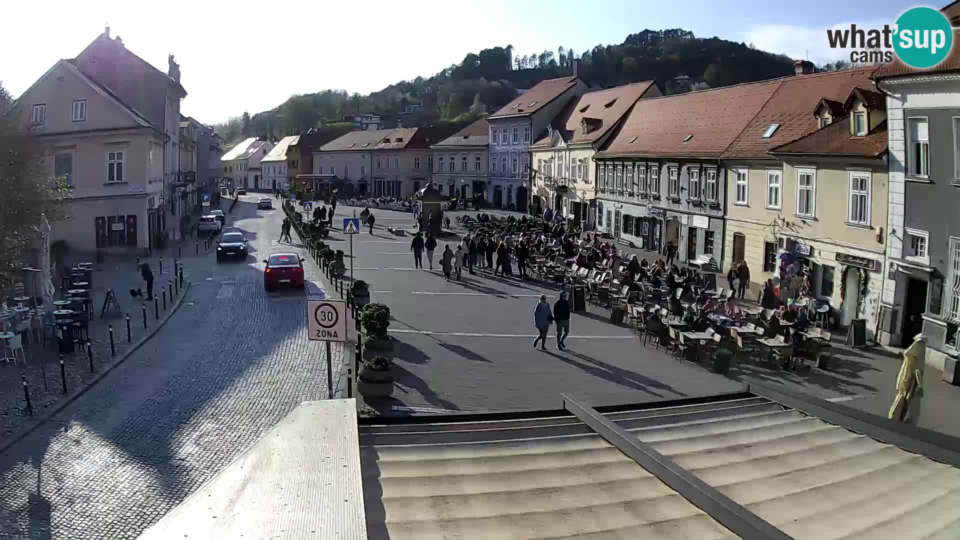 Samobor – Place centrale dédié au roi Tomislav