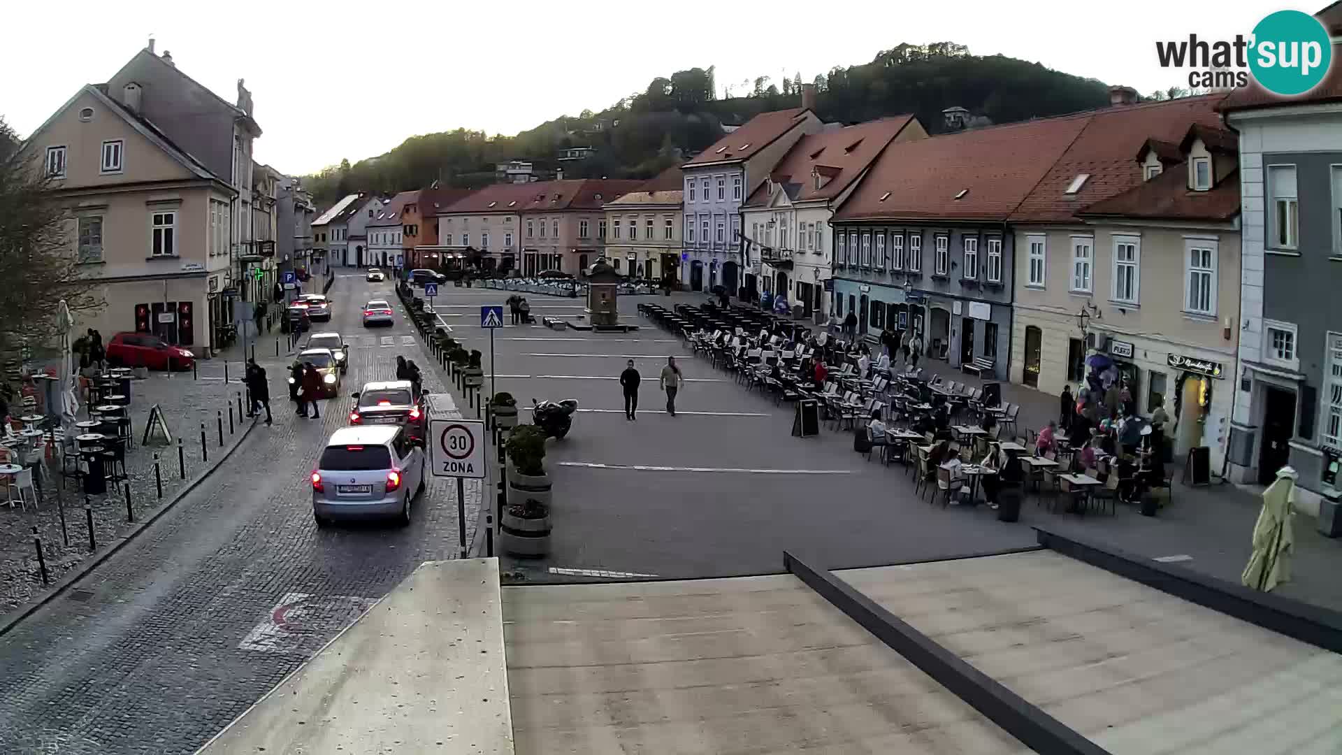Samobor – Place centrale dédié au roi Tomislav