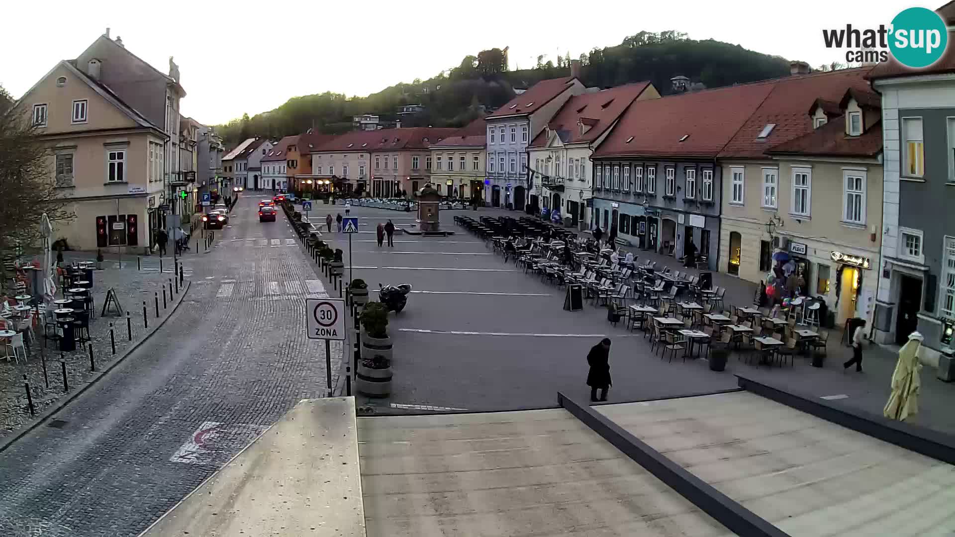 Samobor – Place centrale dédié au roi Tomislav