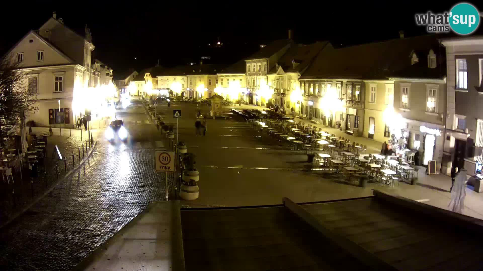 Samobor – Place centrale dédié au roi Tomislav