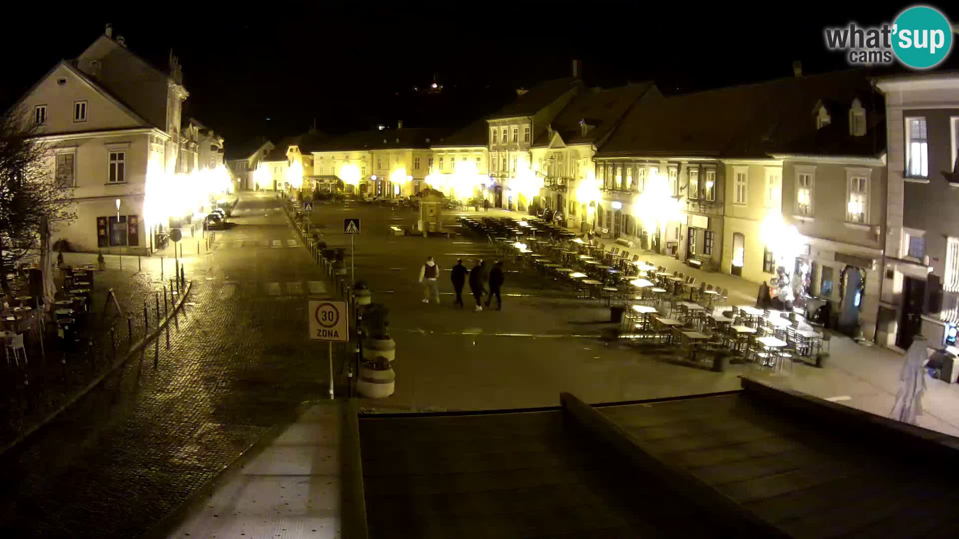 Samobor – Place centrale dédié au roi Tomislav