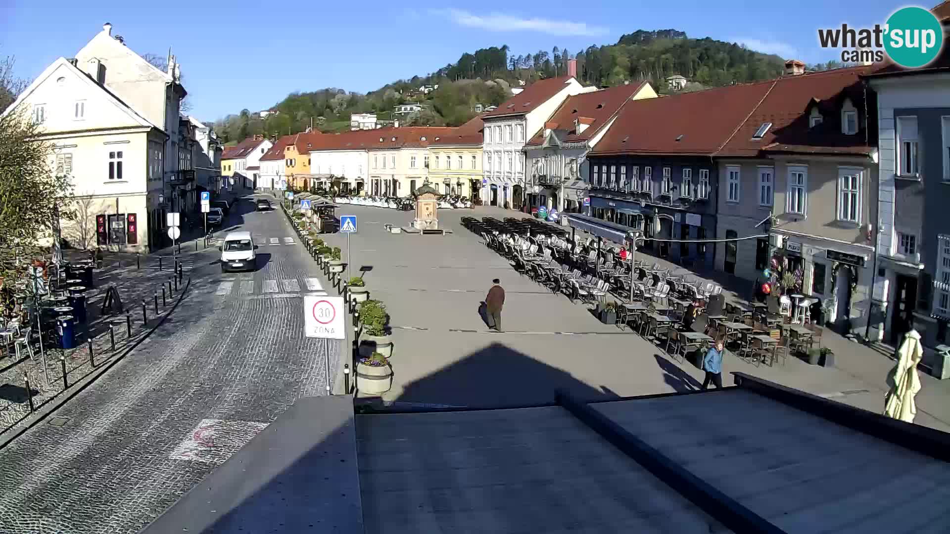 Samobor – Place centrale dédié au roi Tomislav