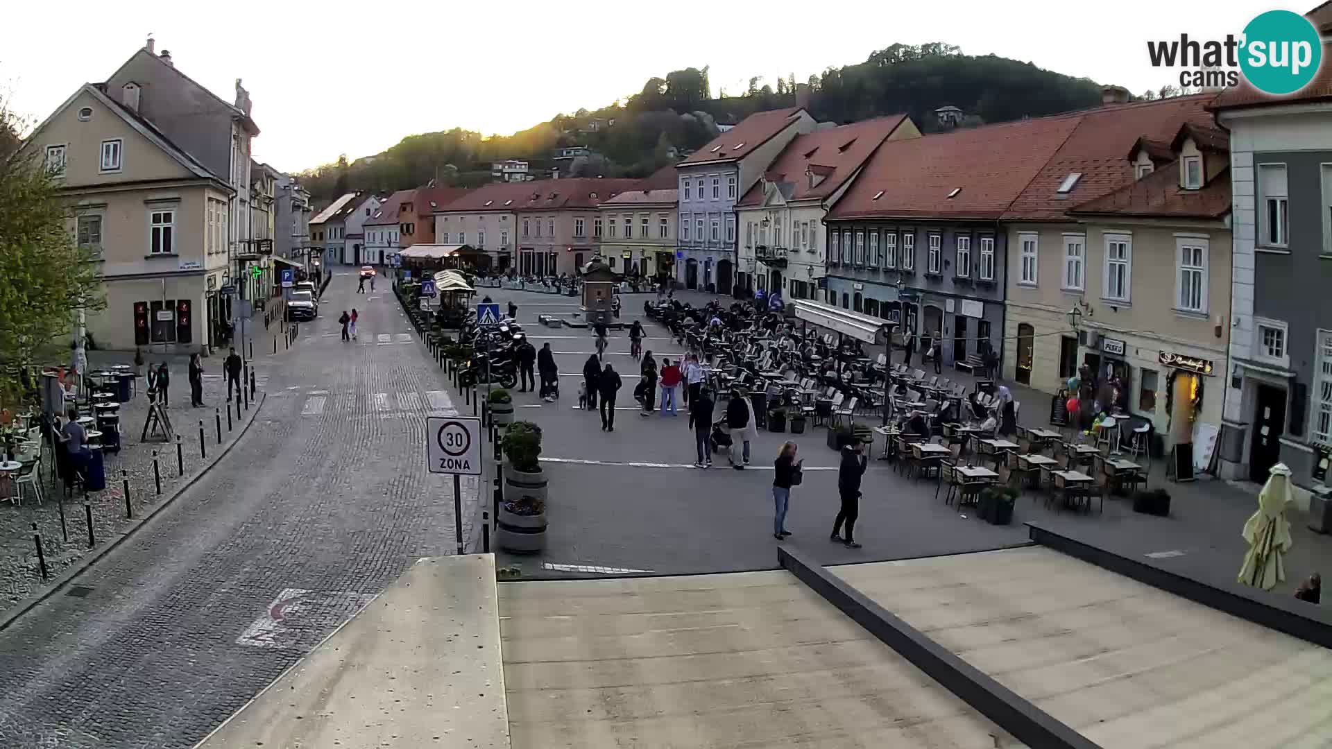Samobor – Place centrale dédié au roi Tomislav