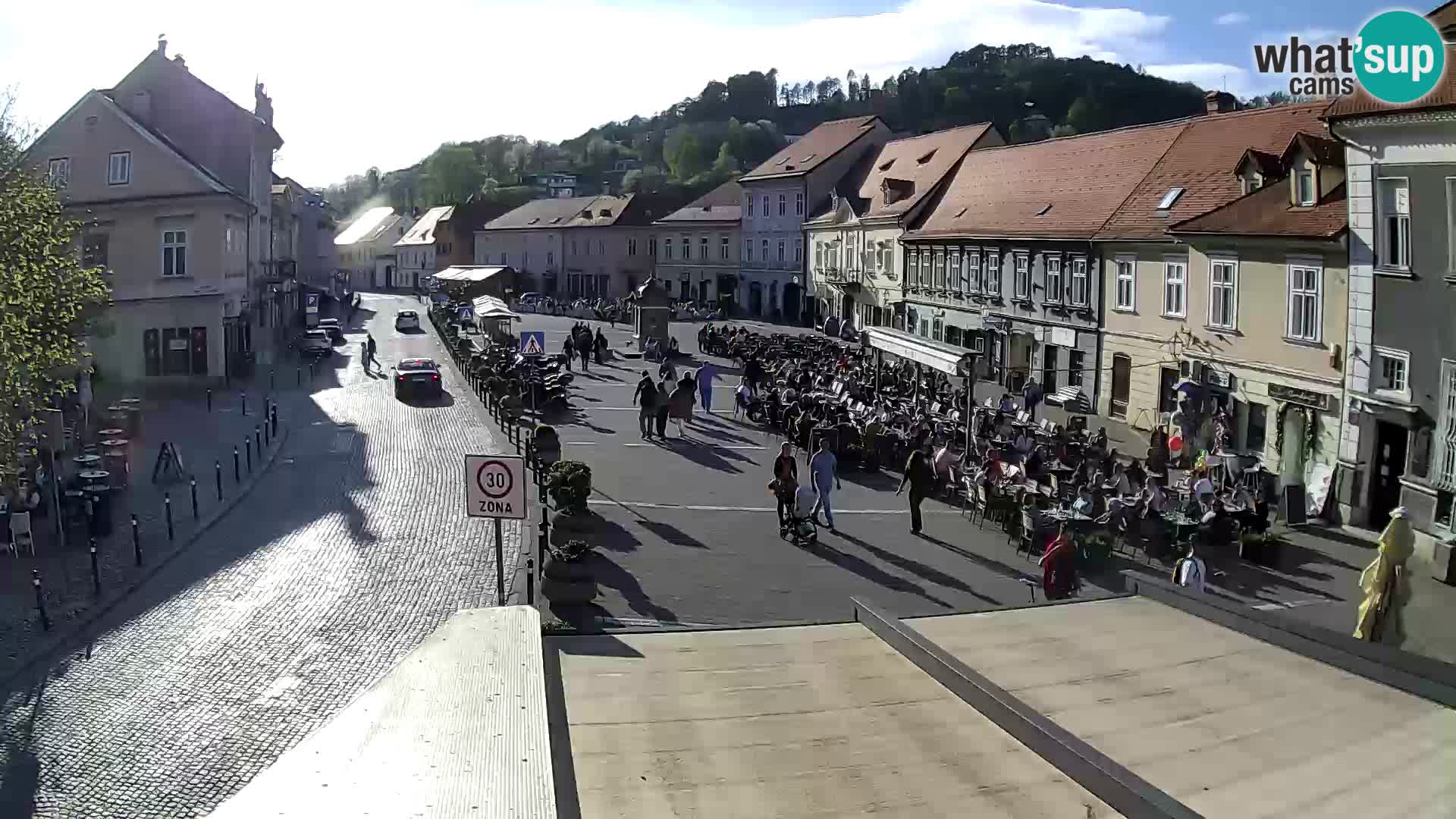 Samobor – Place centrale dédié au roi Tomislav