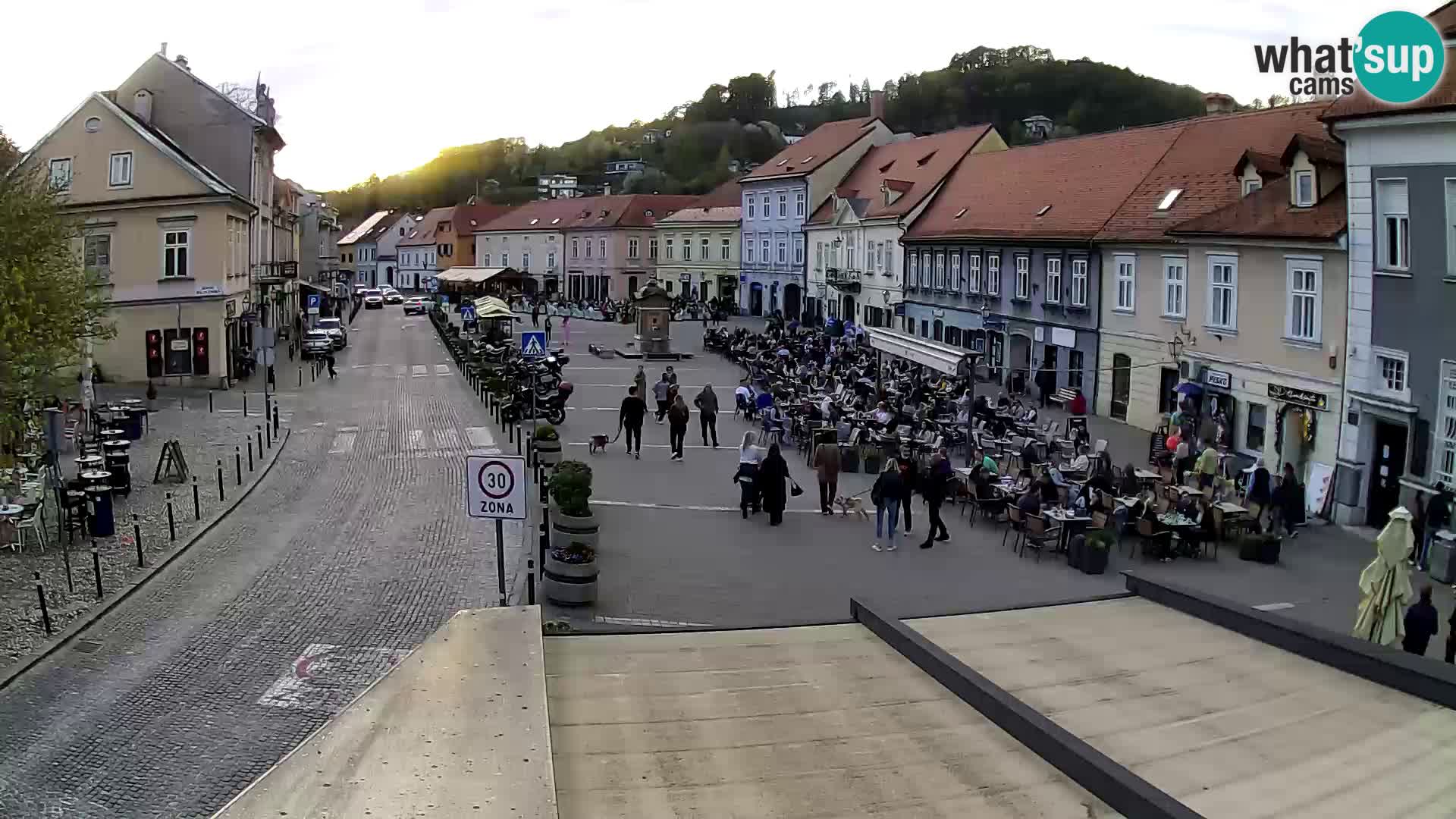 Samobor – Place centrale dédié au roi Tomislav