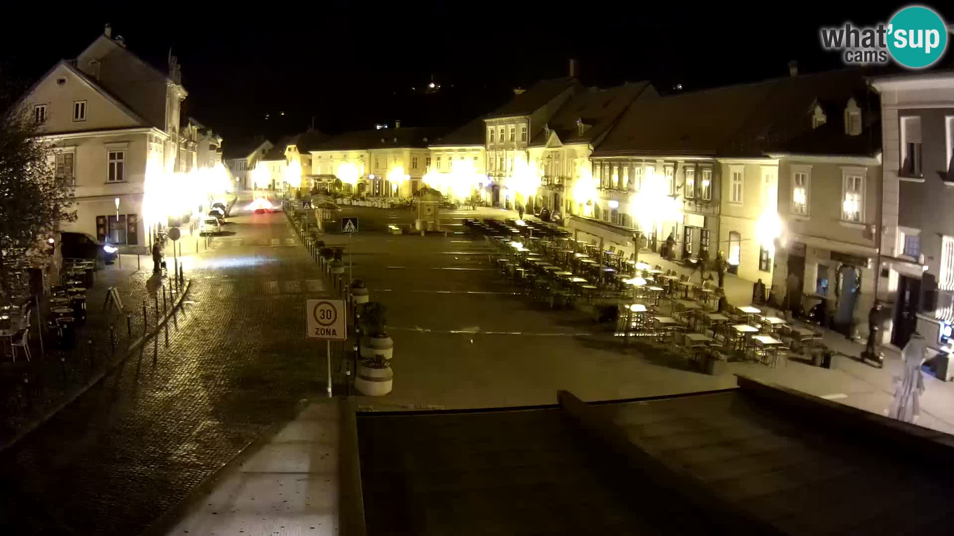 Samobor – Place centrale dédié au roi Tomislav
