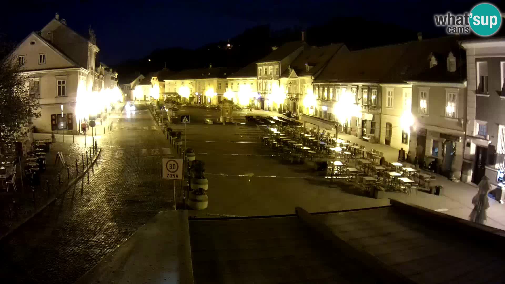 Samobor – Place centrale dédié au roi Tomislav