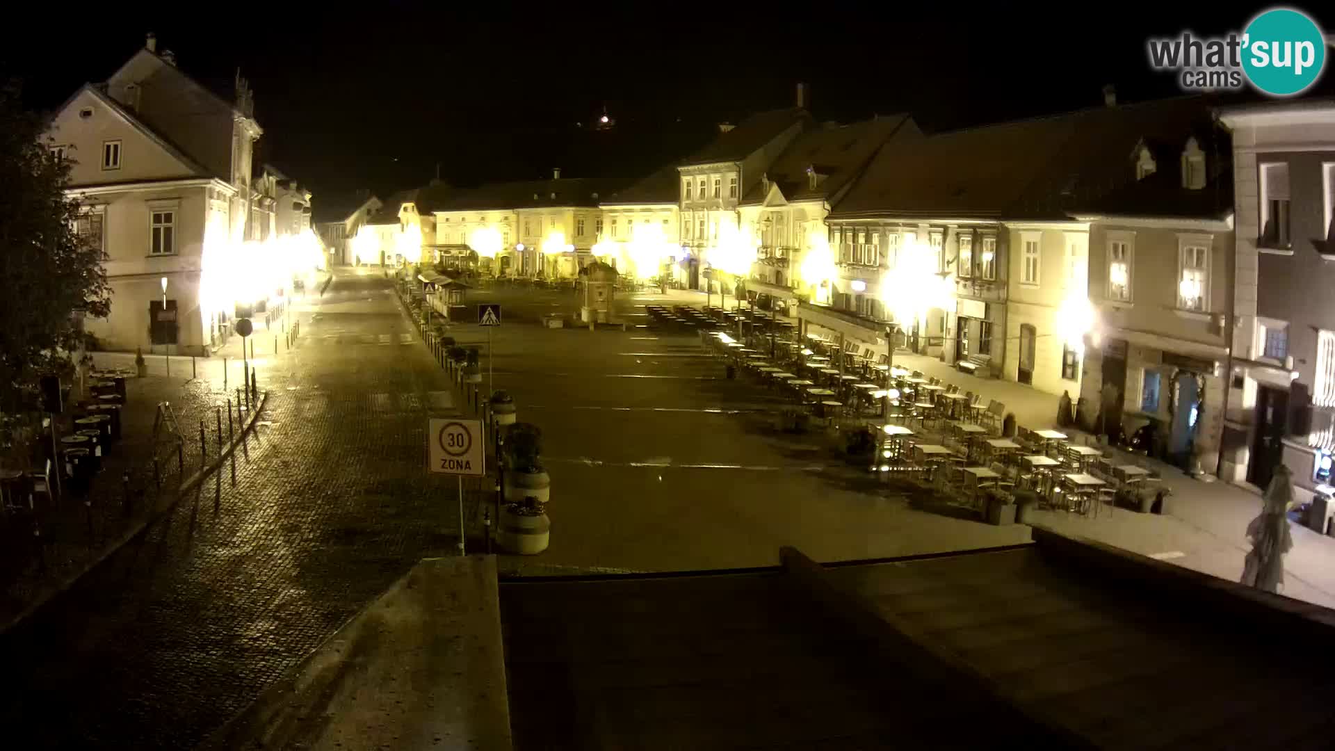 Samobor – Place centrale dédié au roi Tomislav