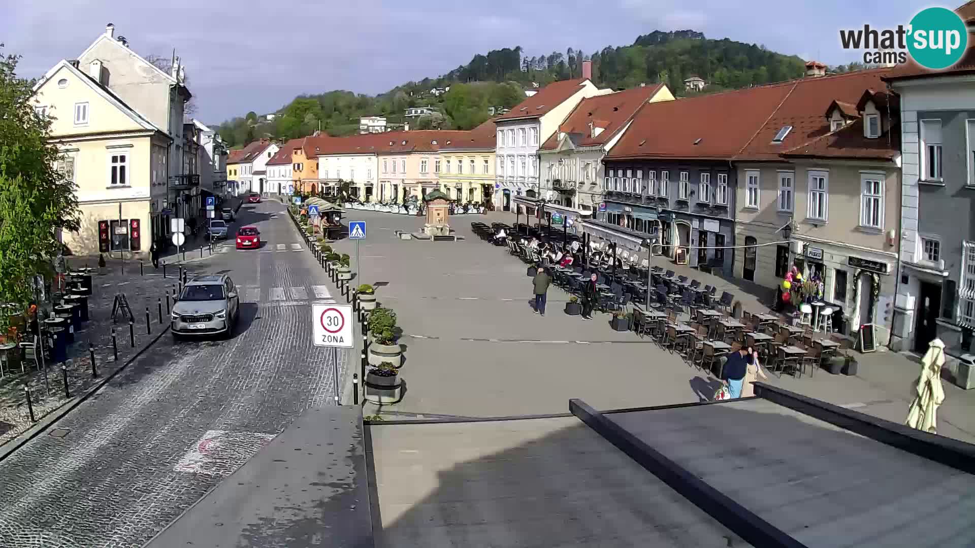 Samobor – Place centrale dédié au roi Tomislav