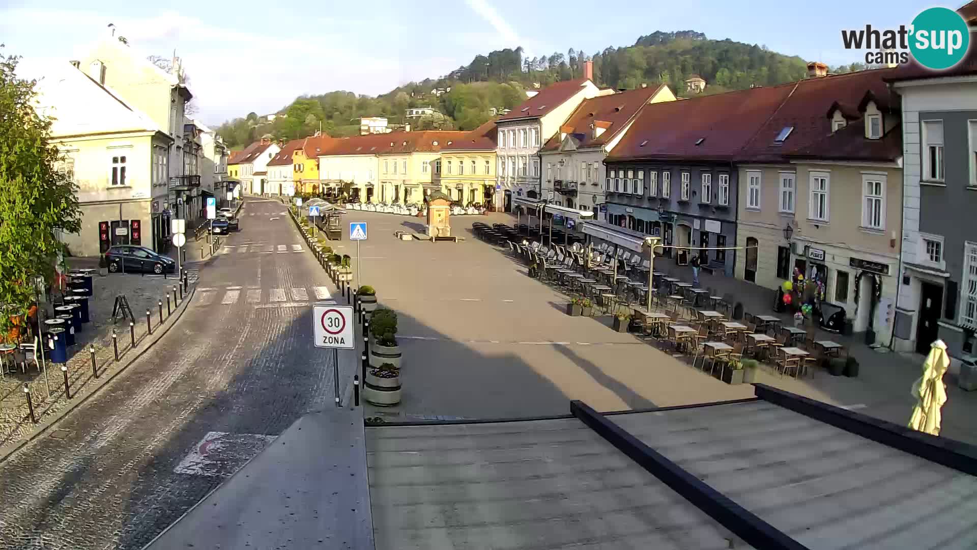 Samobor – Place centrale dédié au roi Tomislav