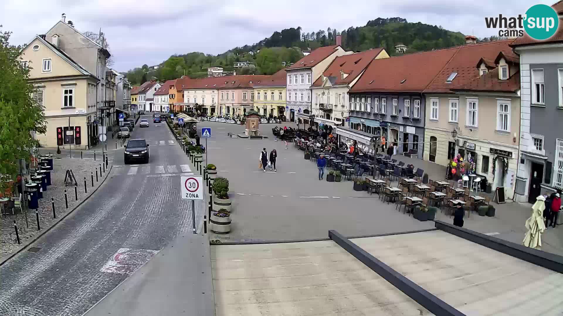 Samobor – Place centrale dédié au roi Tomislav