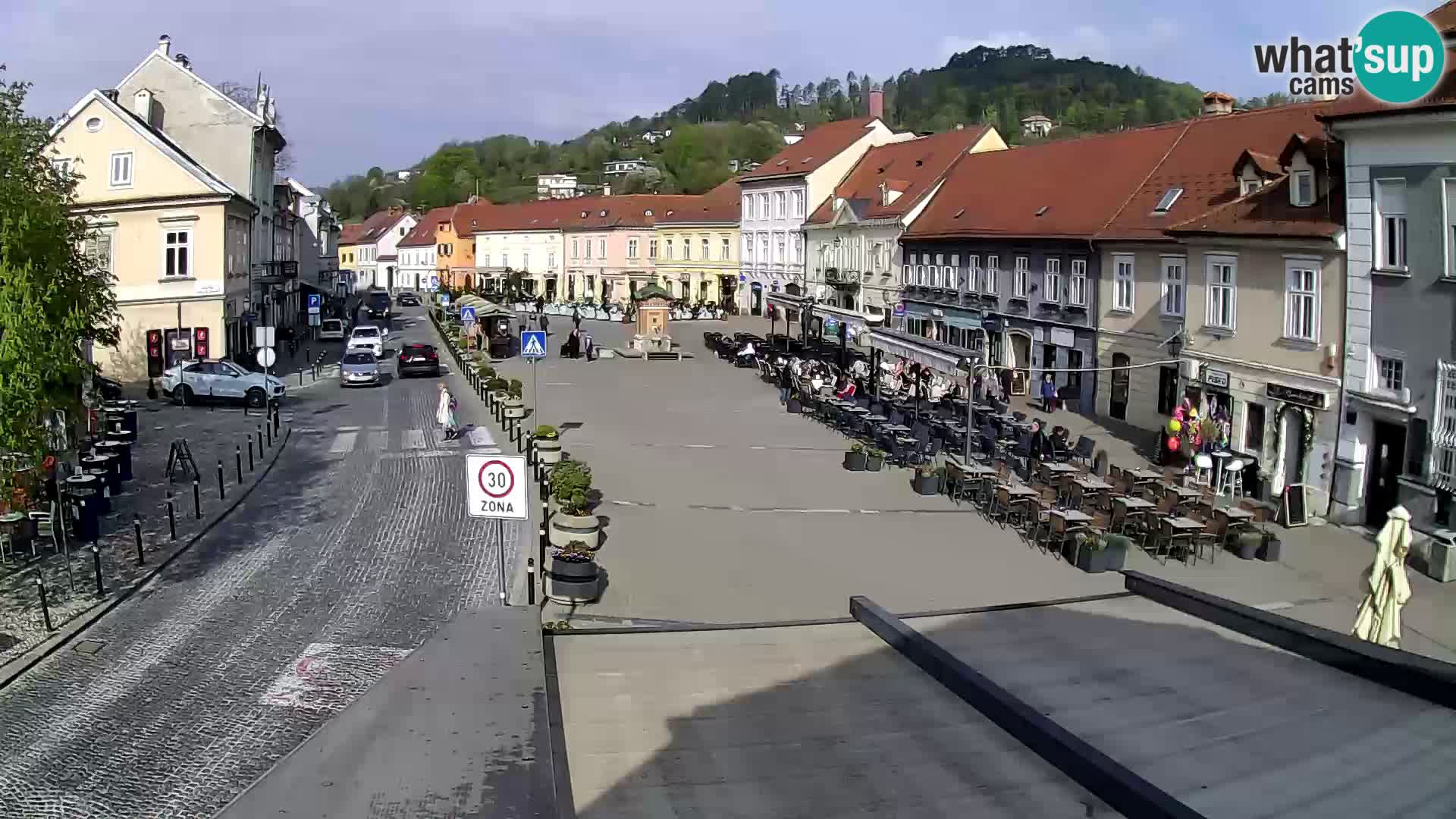Samobor – Place centrale dédié au roi Tomislav