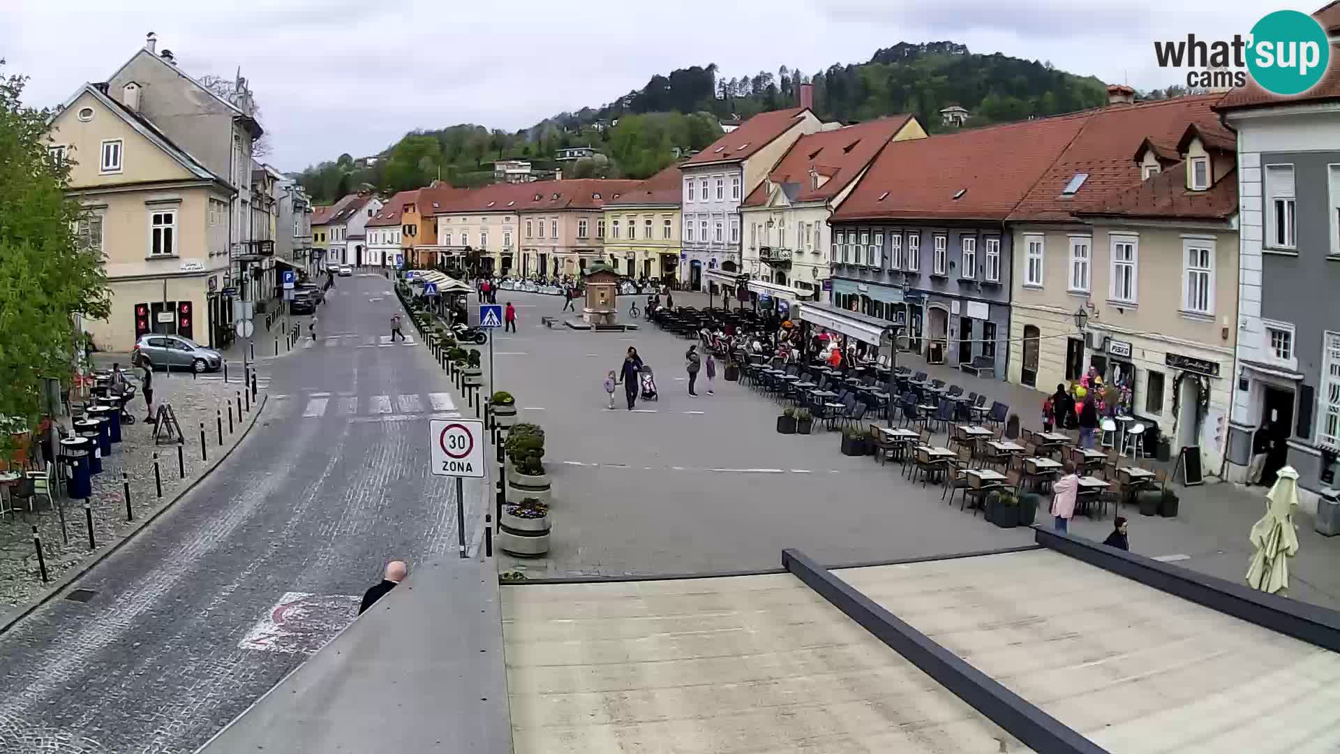 Samobor – Place centrale dédié au roi Tomislav