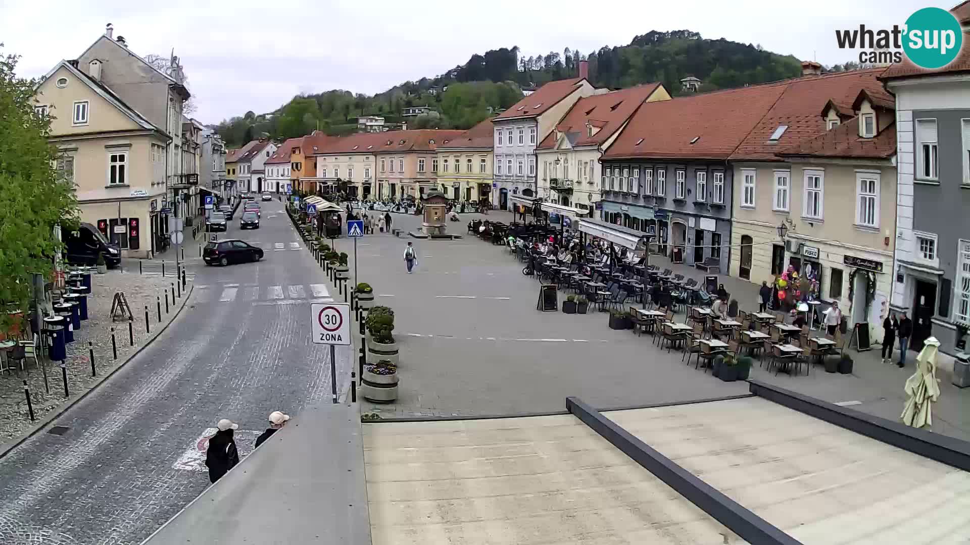Samobor – Place centrale dédié au roi Tomislav