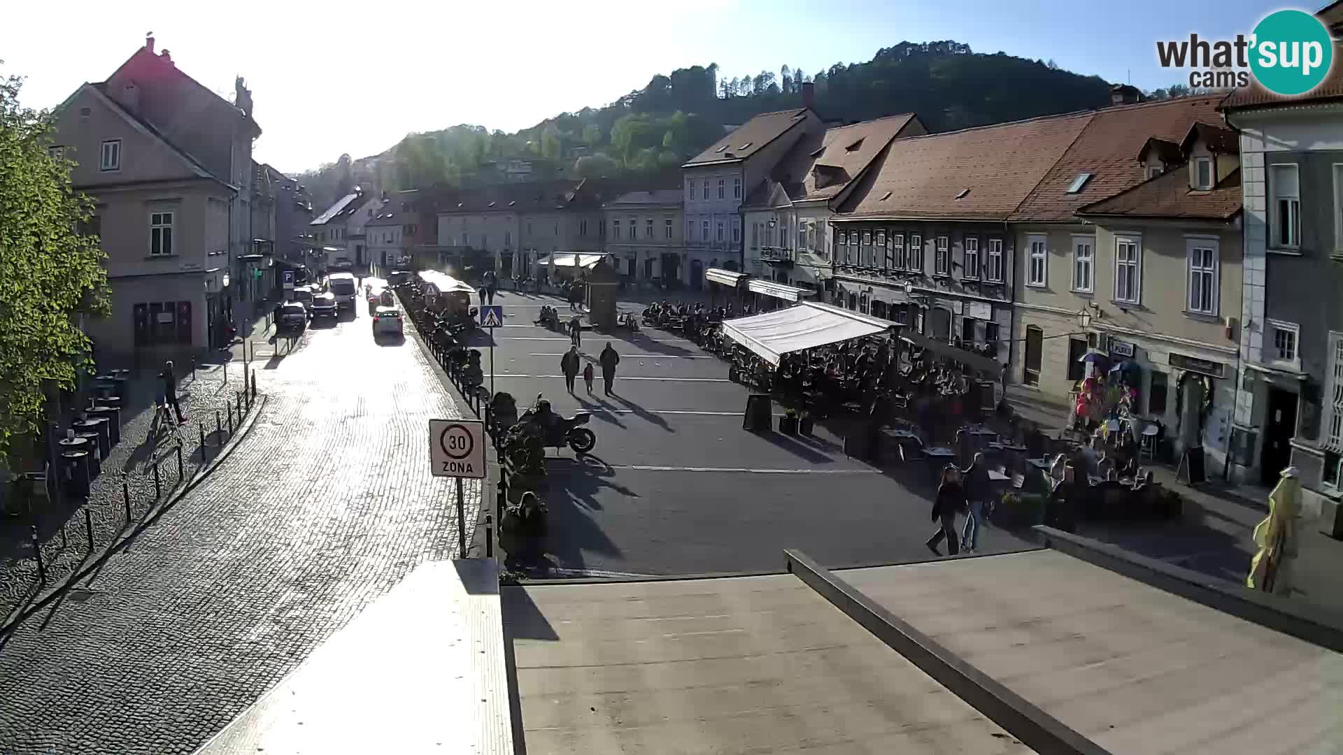 Samobor – Place centrale dédié au roi Tomislav