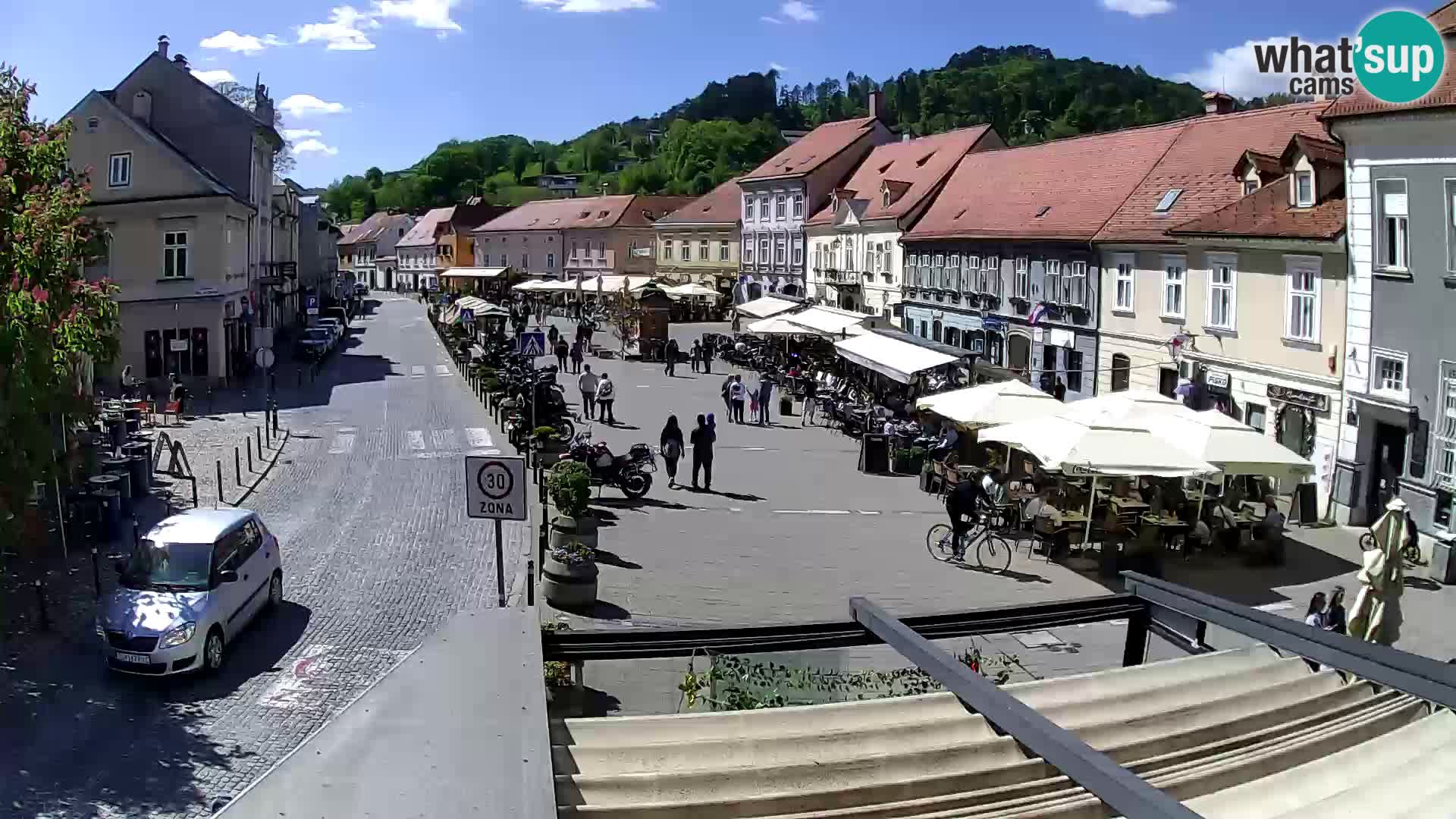 Samobor – Place centrale dédié au roi Tomislav