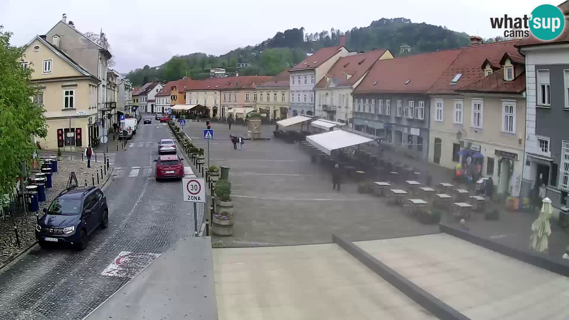 Samobor – Place centrale dédié au roi Tomislav