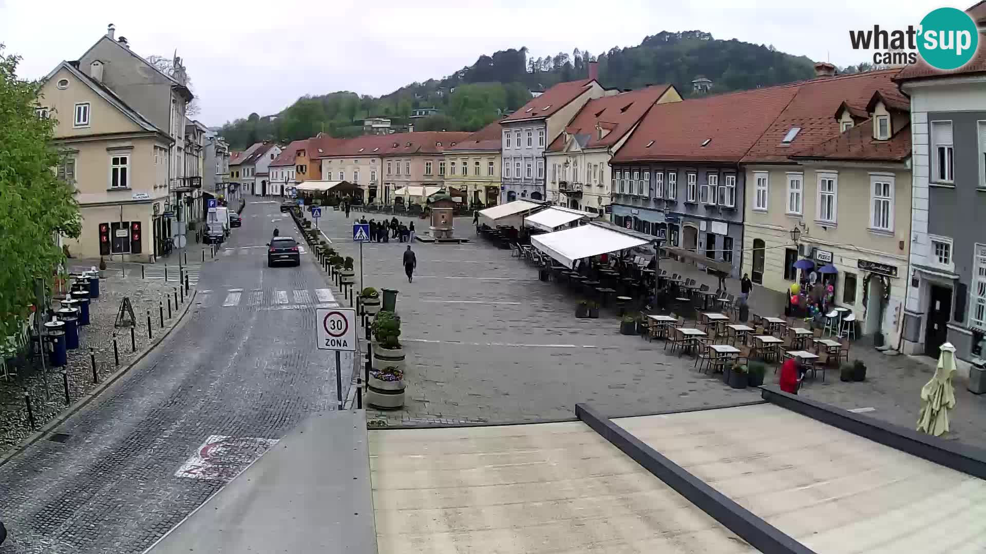 Samobor – Place centrale dédié au roi Tomislav