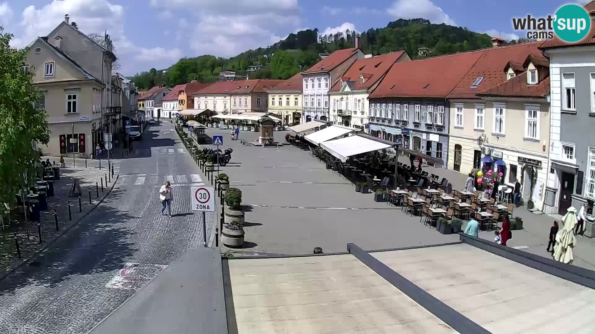 Samobor – Place centrale dédié au roi Tomislav