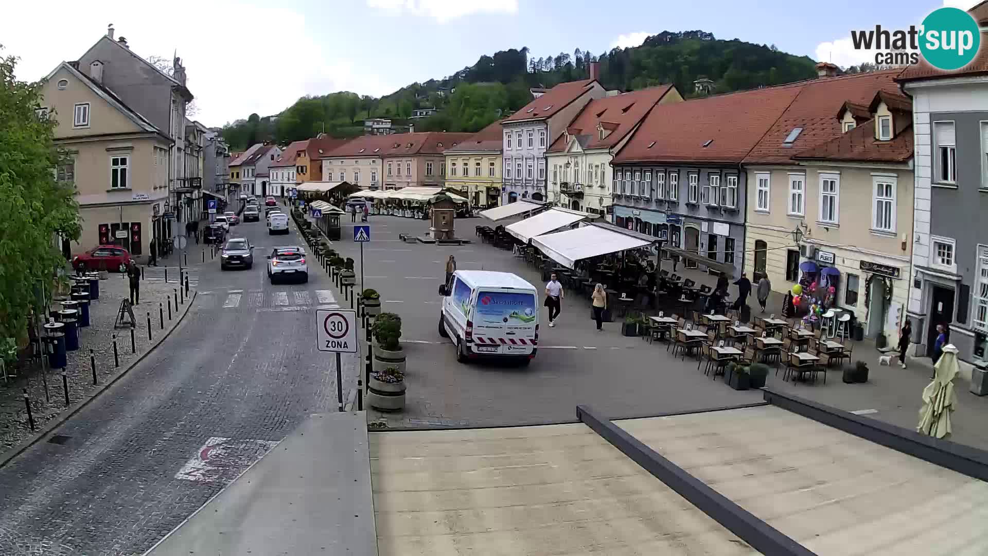 Samobor – Place centrale dédié au roi Tomislav