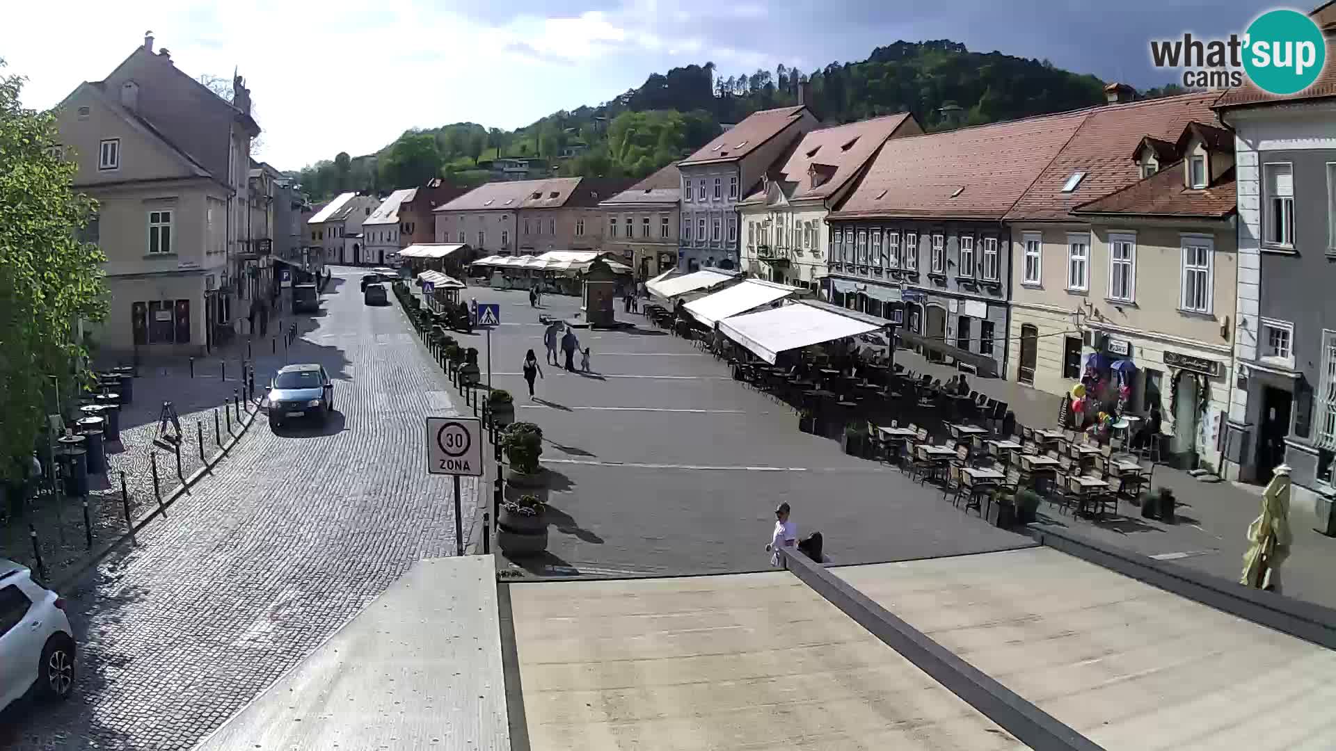 Samobor – Place centrale dédié au roi Tomislav