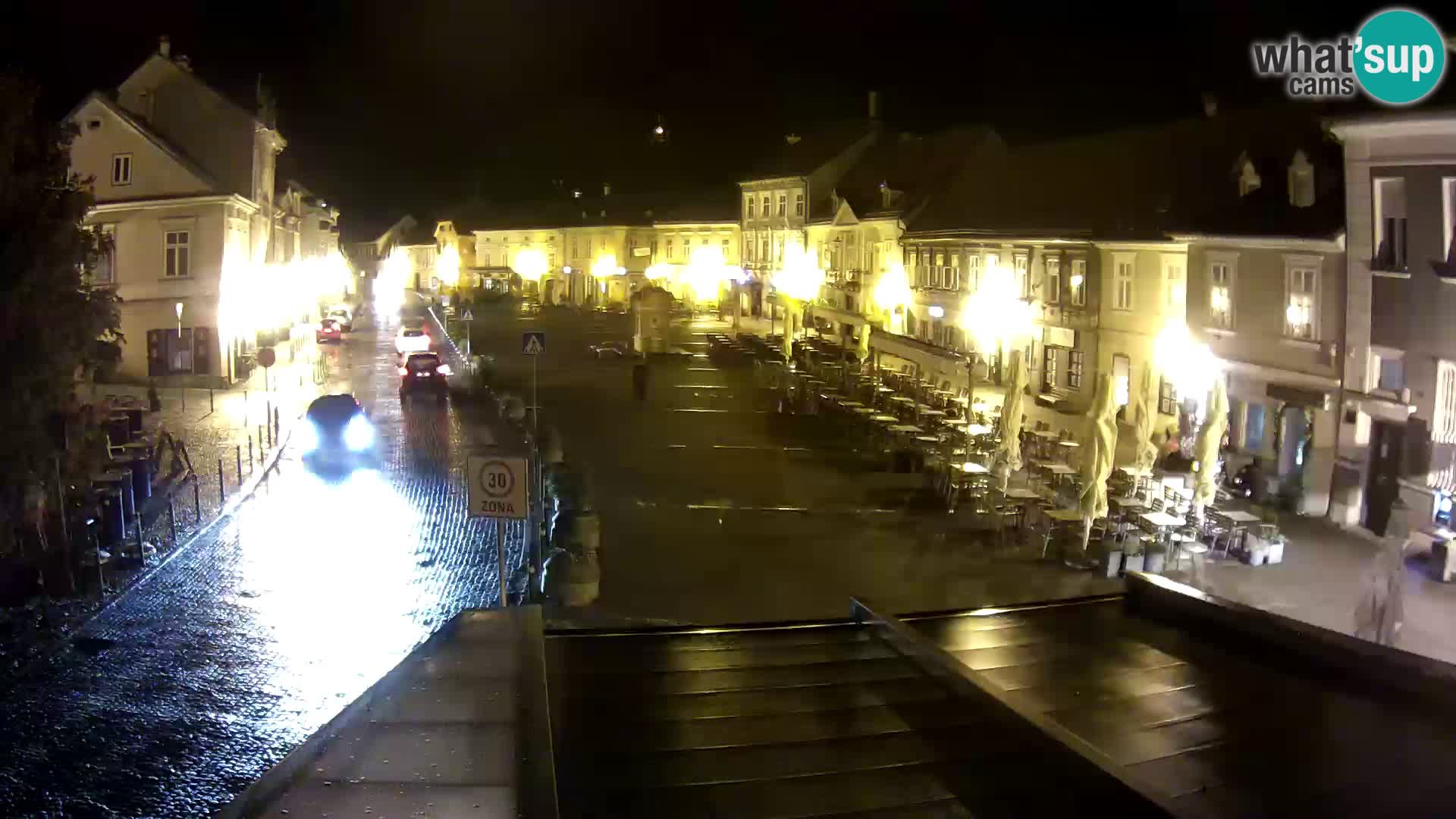 Samobor – Place centrale dédié au roi Tomislav