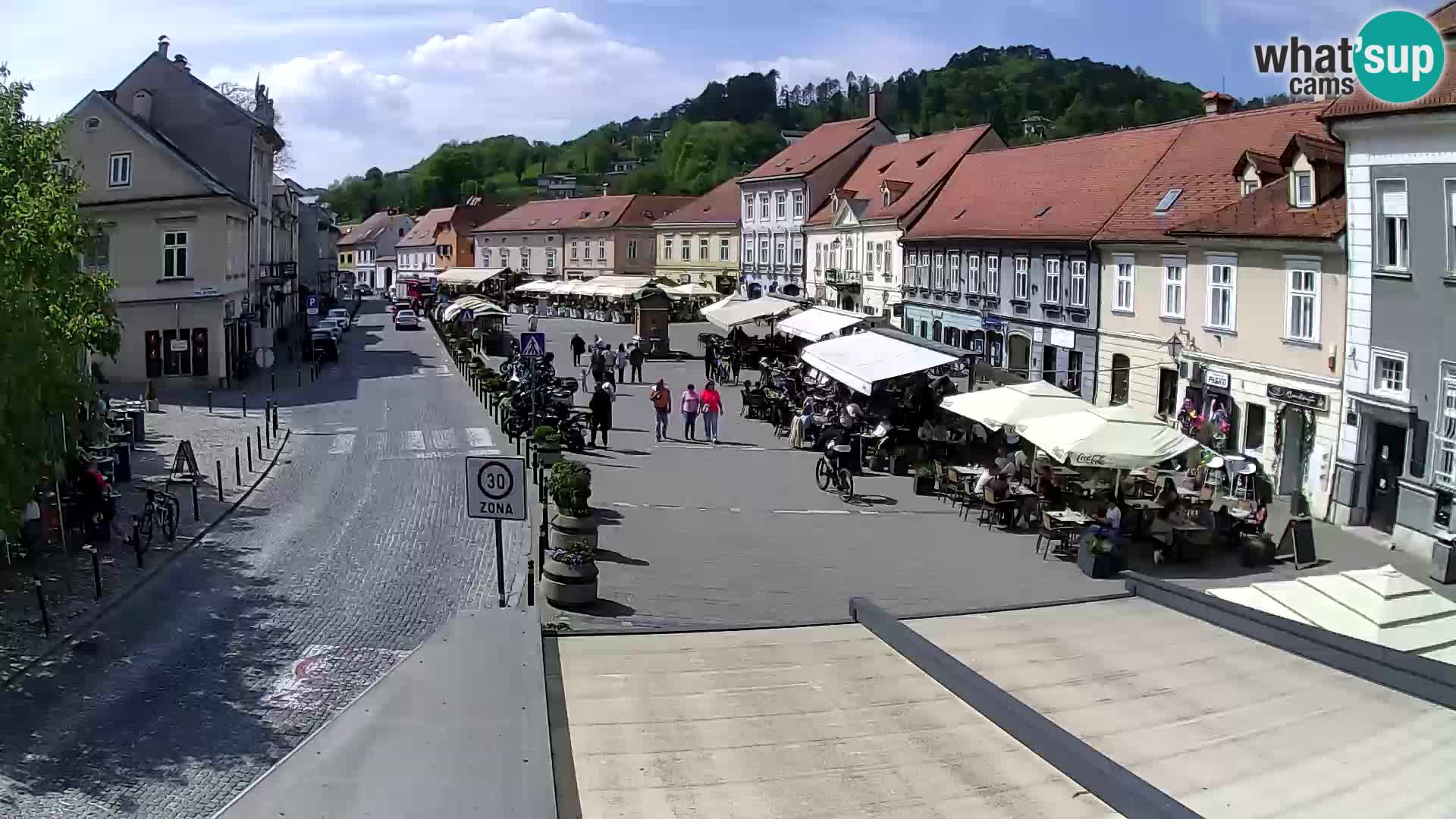 Samobor – Place centrale dédié au roi Tomislav