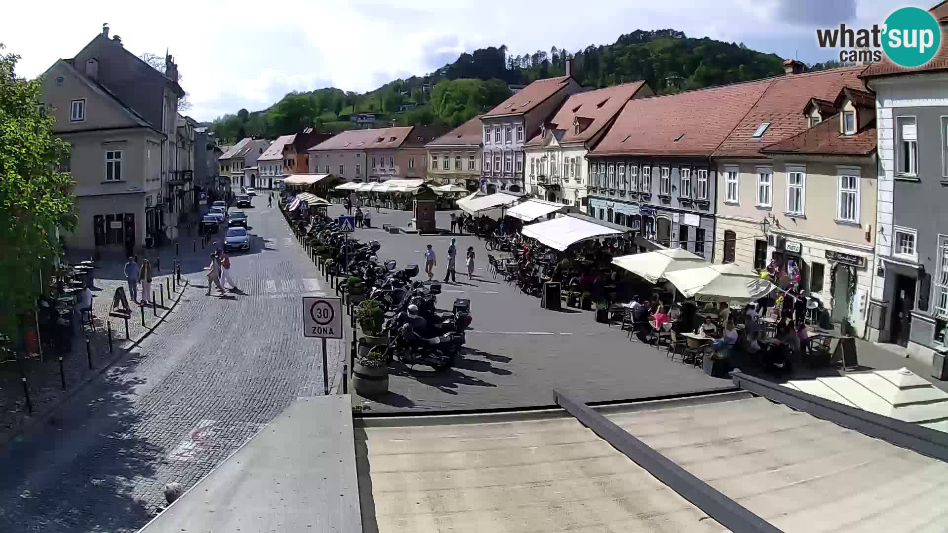 Samobor – Place centrale dédié au roi Tomislav