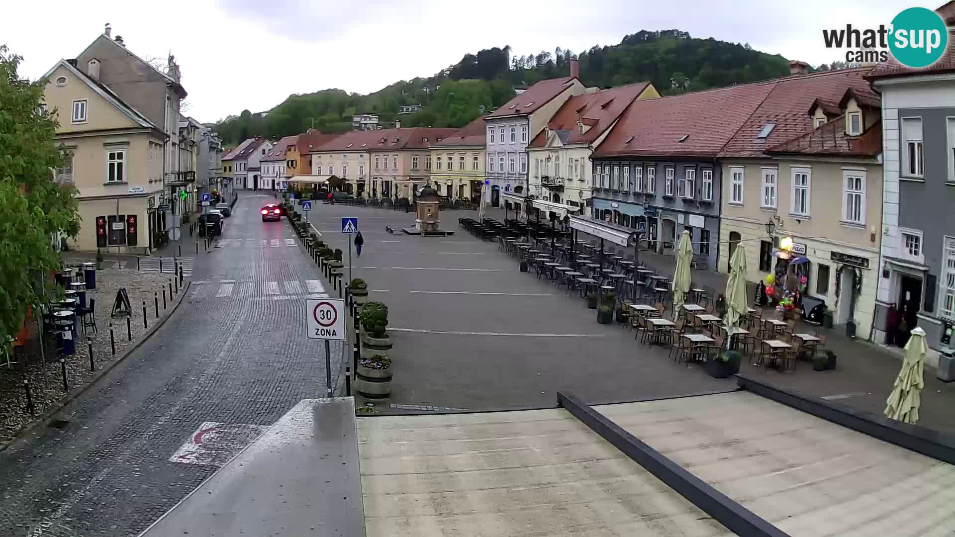 Samobor – Place centrale dédié au roi Tomislav
