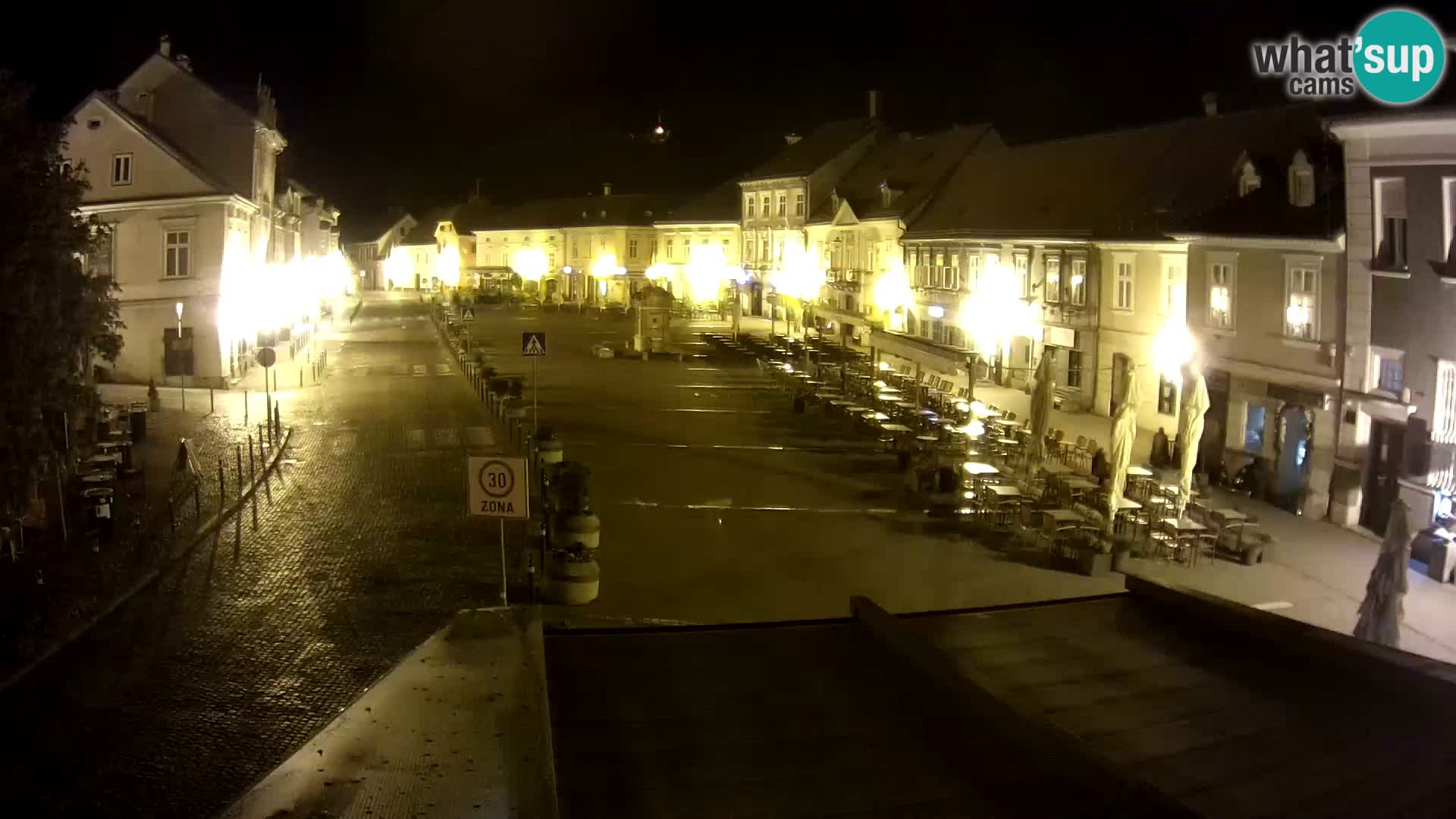 Samobor – Place centrale dédié au roi Tomislav