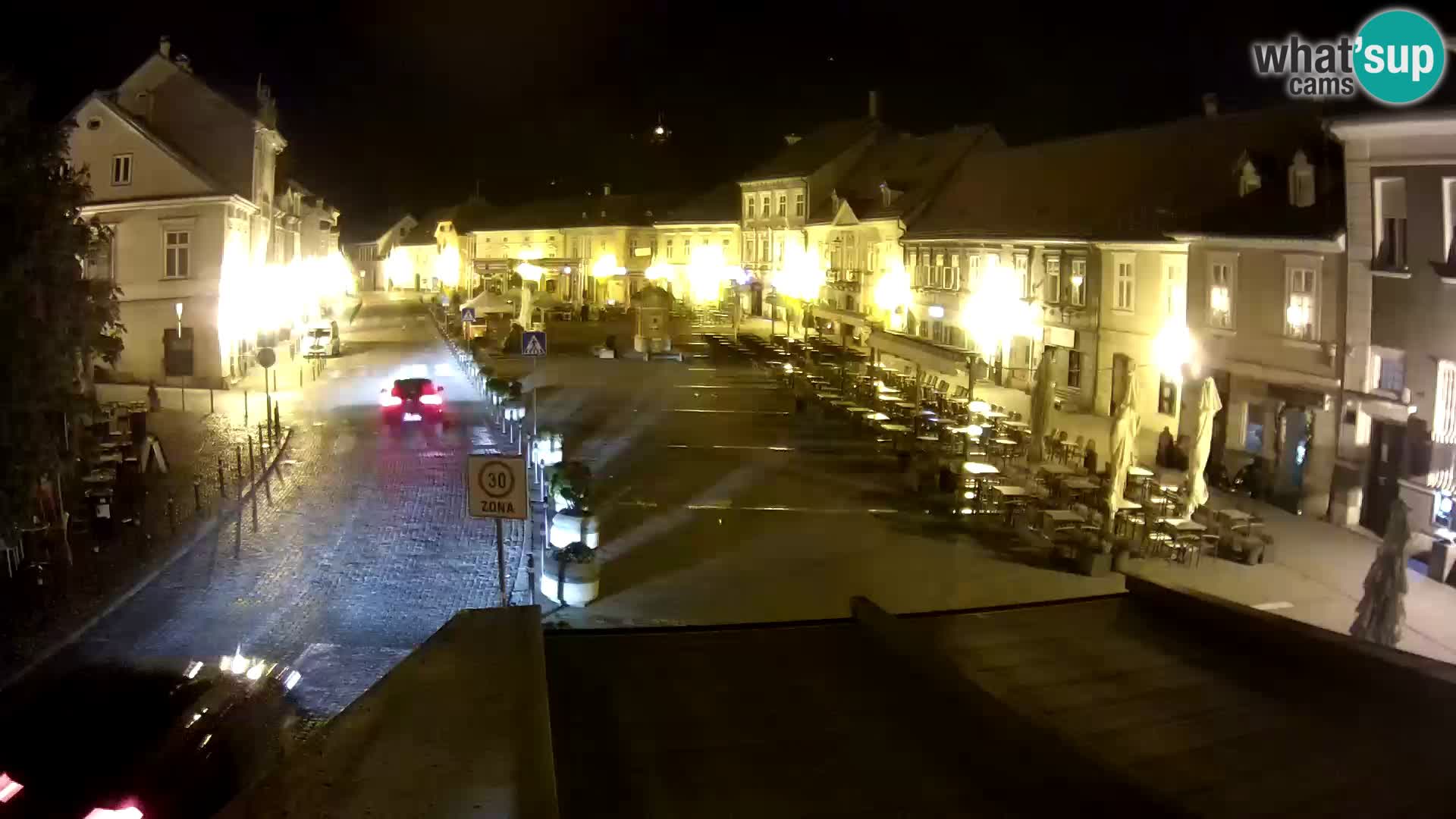 Samobor – Place centrale dédié au roi Tomislav