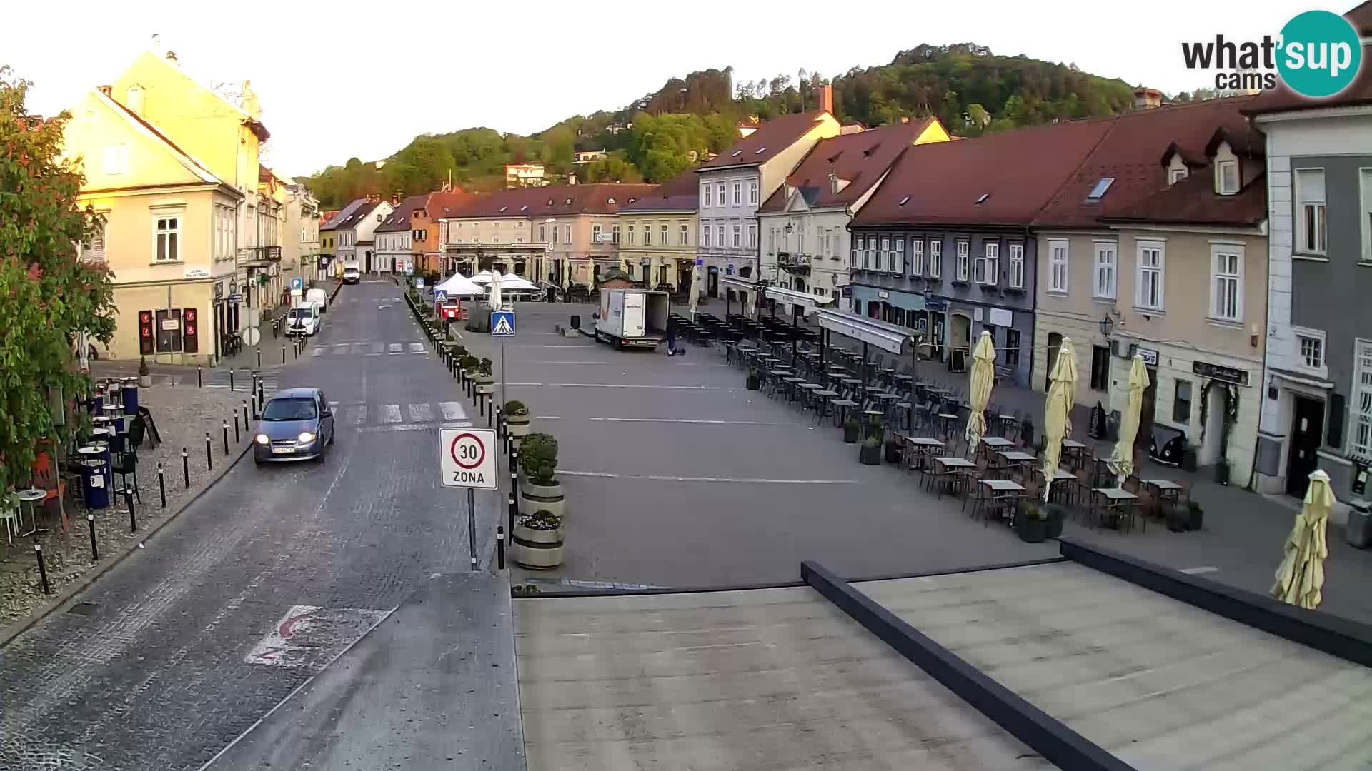 Samobor – Place centrale dédié au roi Tomislav