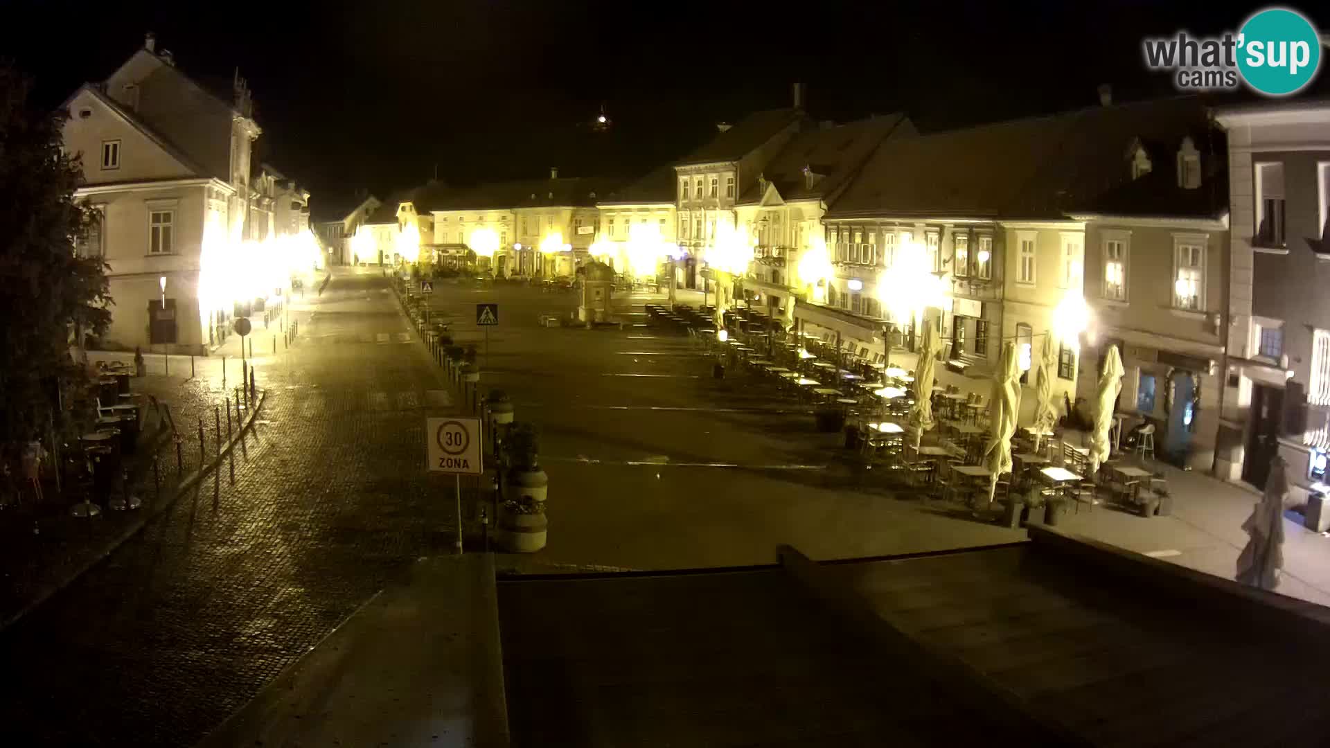 Samobor – Place centrale dédié au roi Tomislav