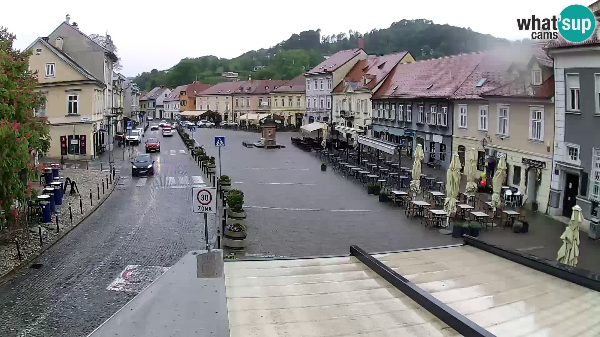 Samobor – Place centrale dédié au roi Tomislav
