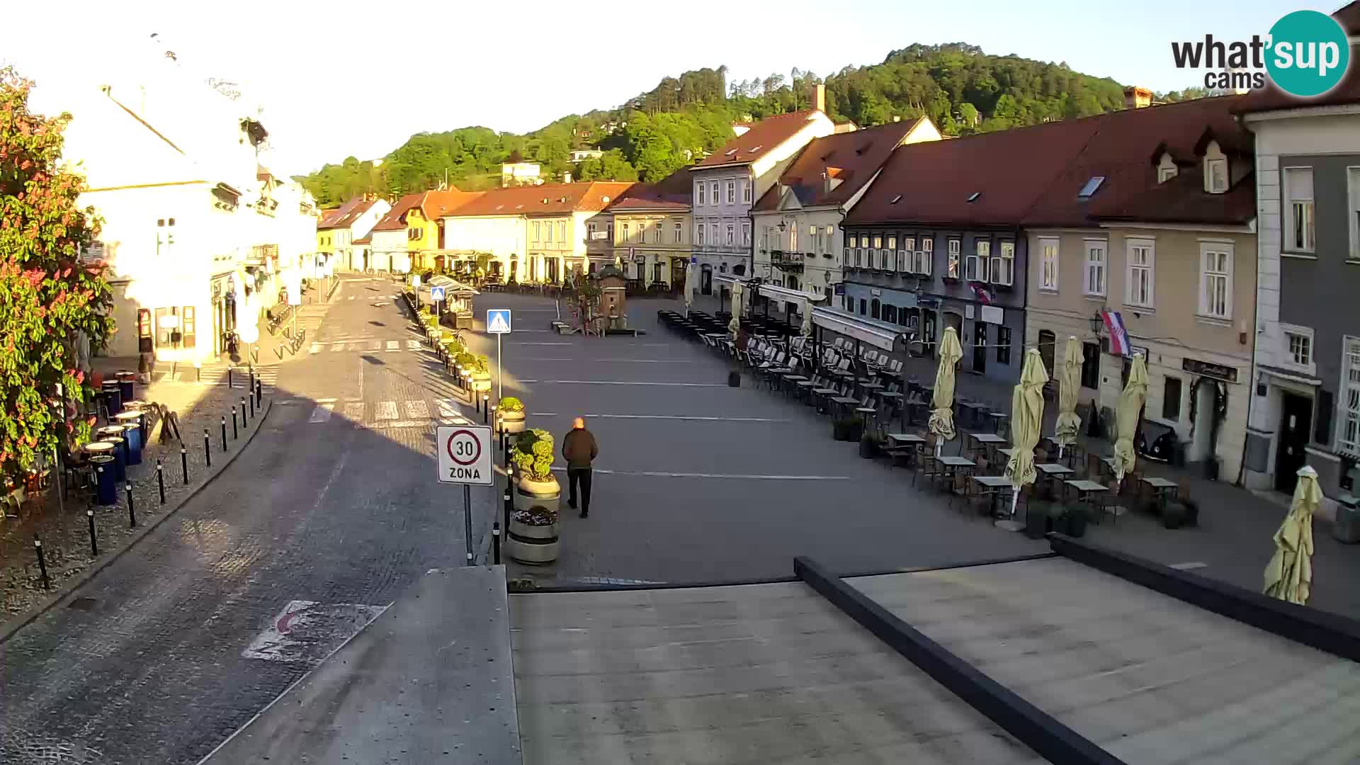 Samobor – Place centrale dédié au roi Tomislav