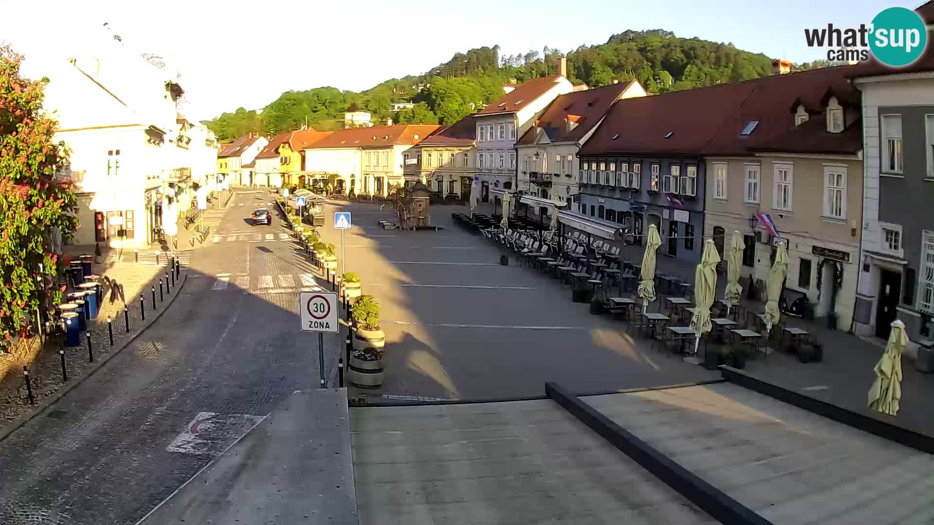 Samobor – Place centrale dédié au roi Tomislav
