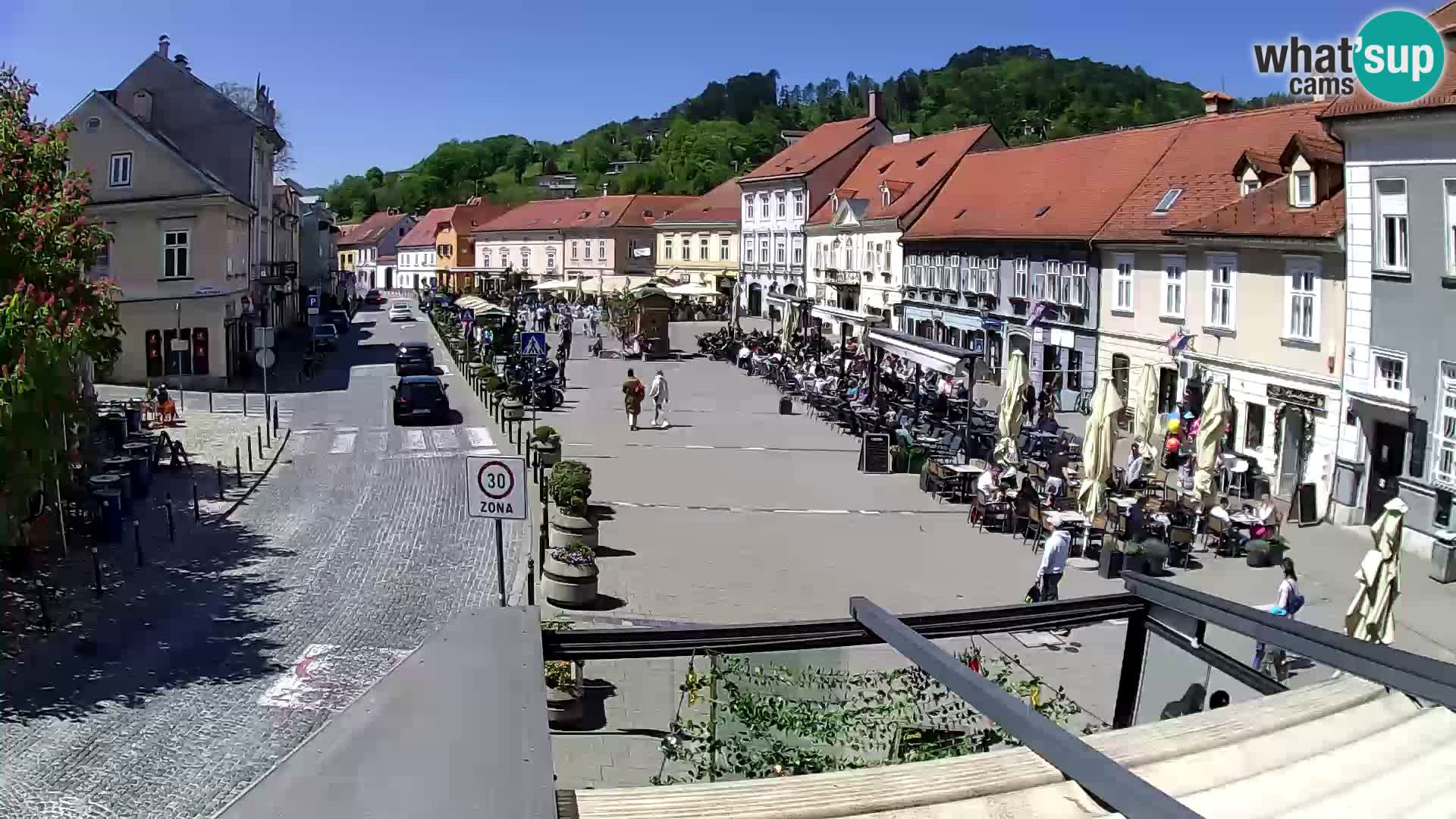 Samobor – Place centrale dédié au roi Tomislav