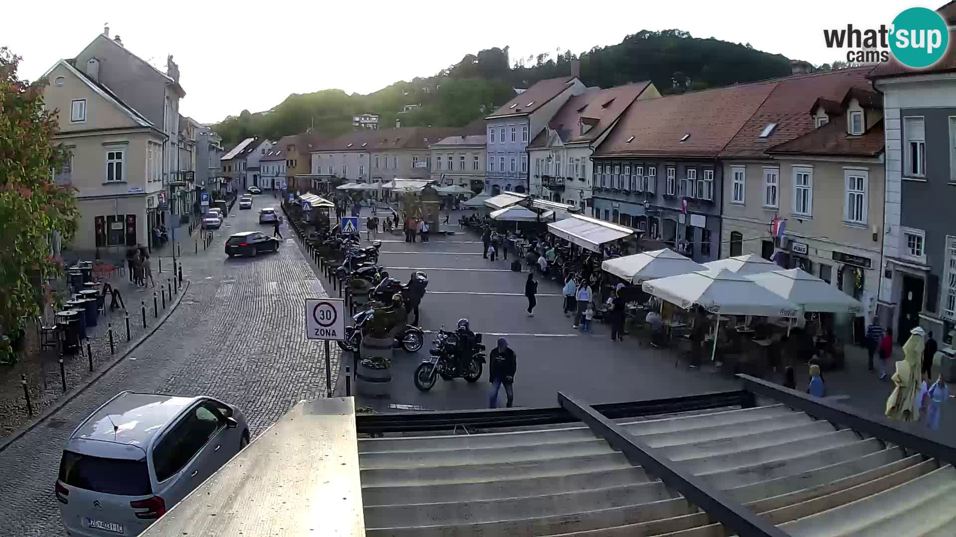 Samobor – Place centrale dédié au roi Tomislav